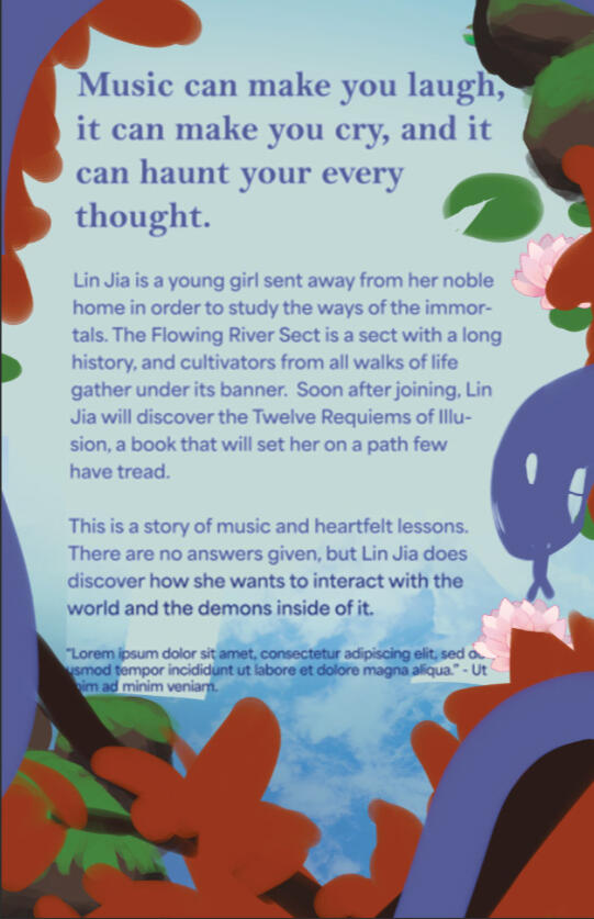 Music of an Immortal Back Layout