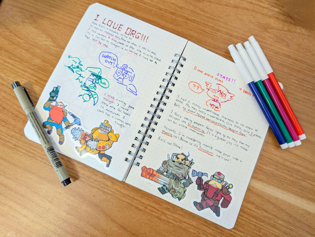 Deep Rock Galactic Stickers 2